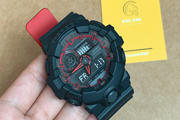 Dong ho casio nam nu chinh hang gia re uy tin tai binh dinh g shock ga-700se danh cho tay vua va lon