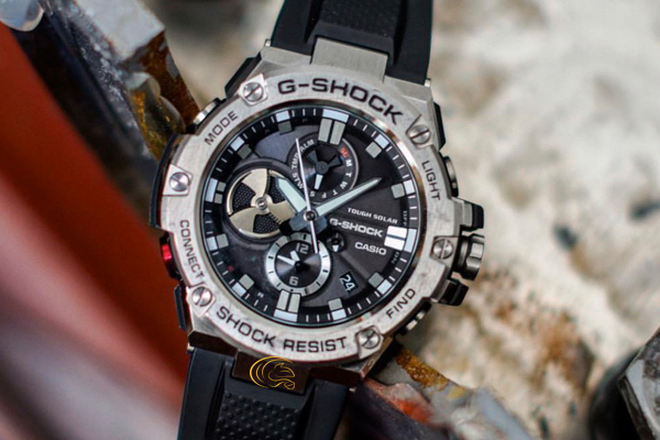 dong ho g shock chinh hang gia re uy tin tai hai phong gst b100 day cao su danh cho tay vua