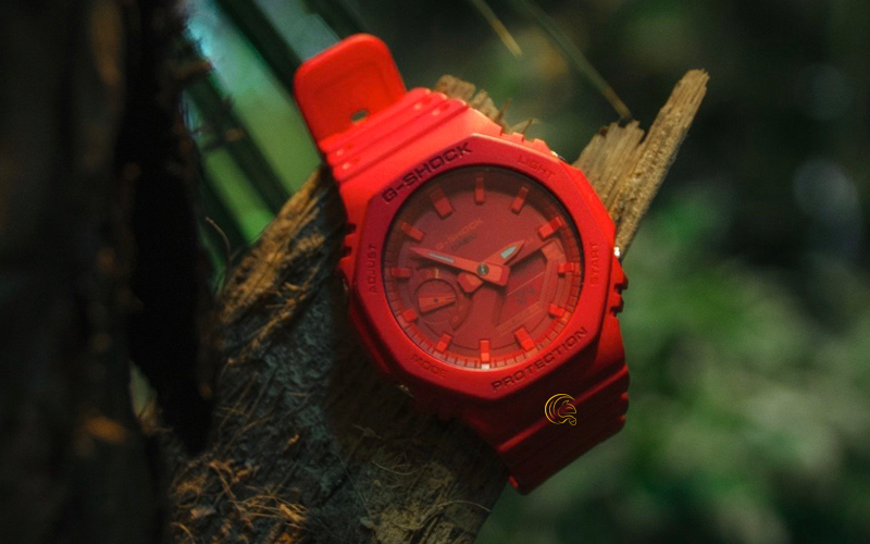 dong ho g shock ga-2100 mau do chinh hang gia re tai quang ninh