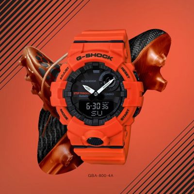 gshock gba-800-4adr ket noi bluetooth