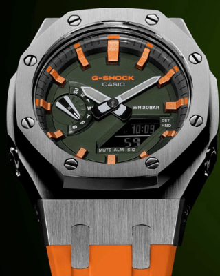 Green and orange g shock 2025